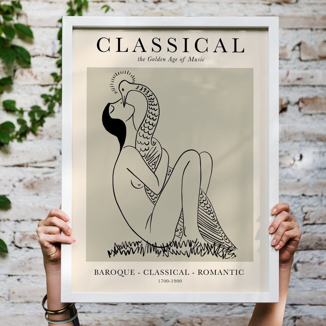 Art Nouveau Classical Music Print
