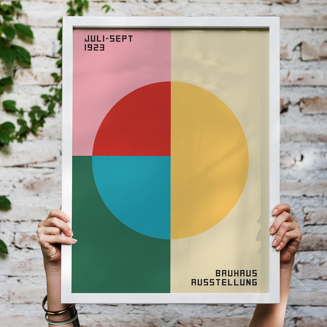 Minimalist Bauhaus Geometric Poster