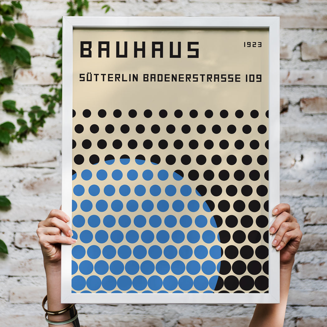 Geometric Bauhaus Poster
