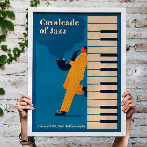Vintage Poster for Jazz Festival in Los Angeles