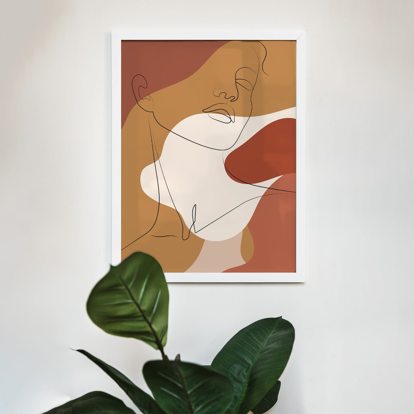 Set of 3 Burnt Orange Prints