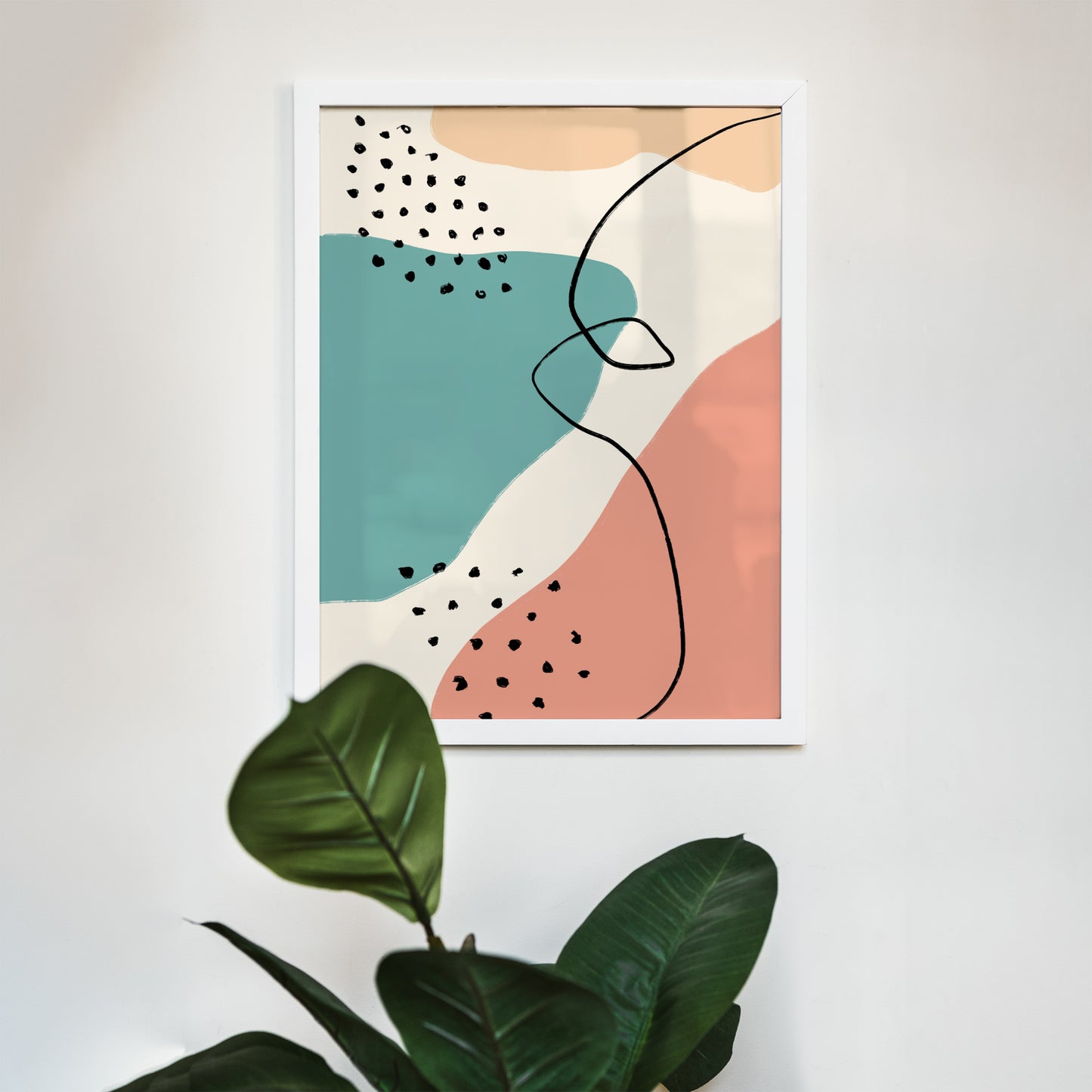 Pastel Abstract Print