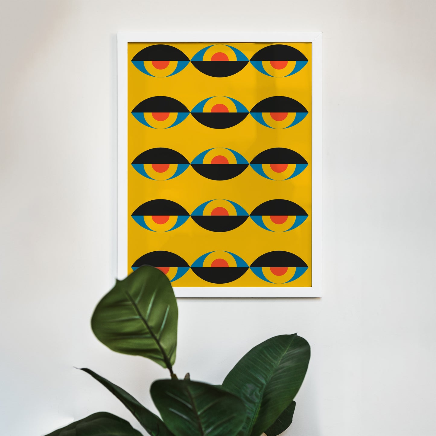 Geometric Bauhaus Retro Poster