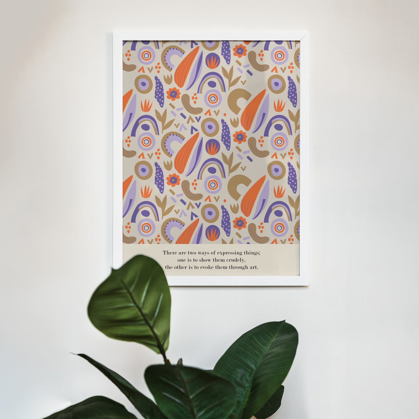 Modern Organic Decor Poster