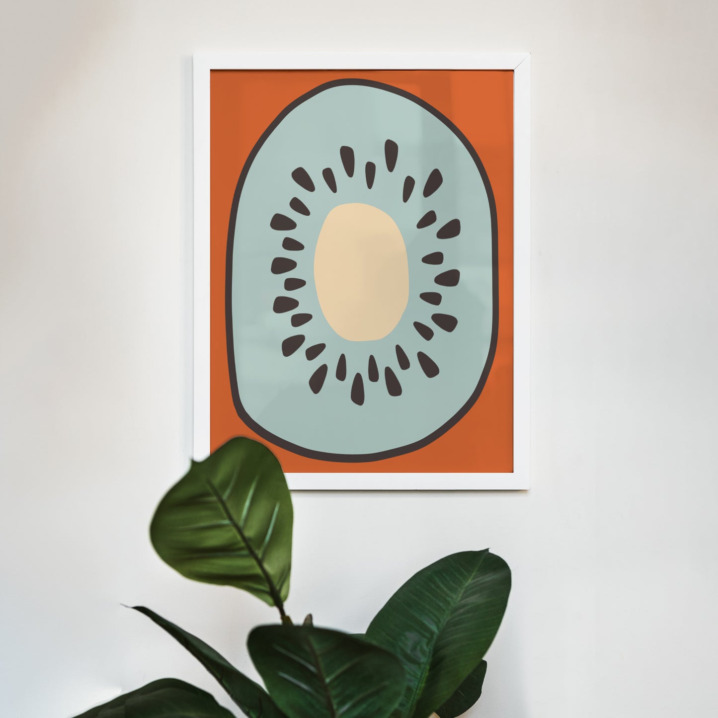 Retro Kiwi Print