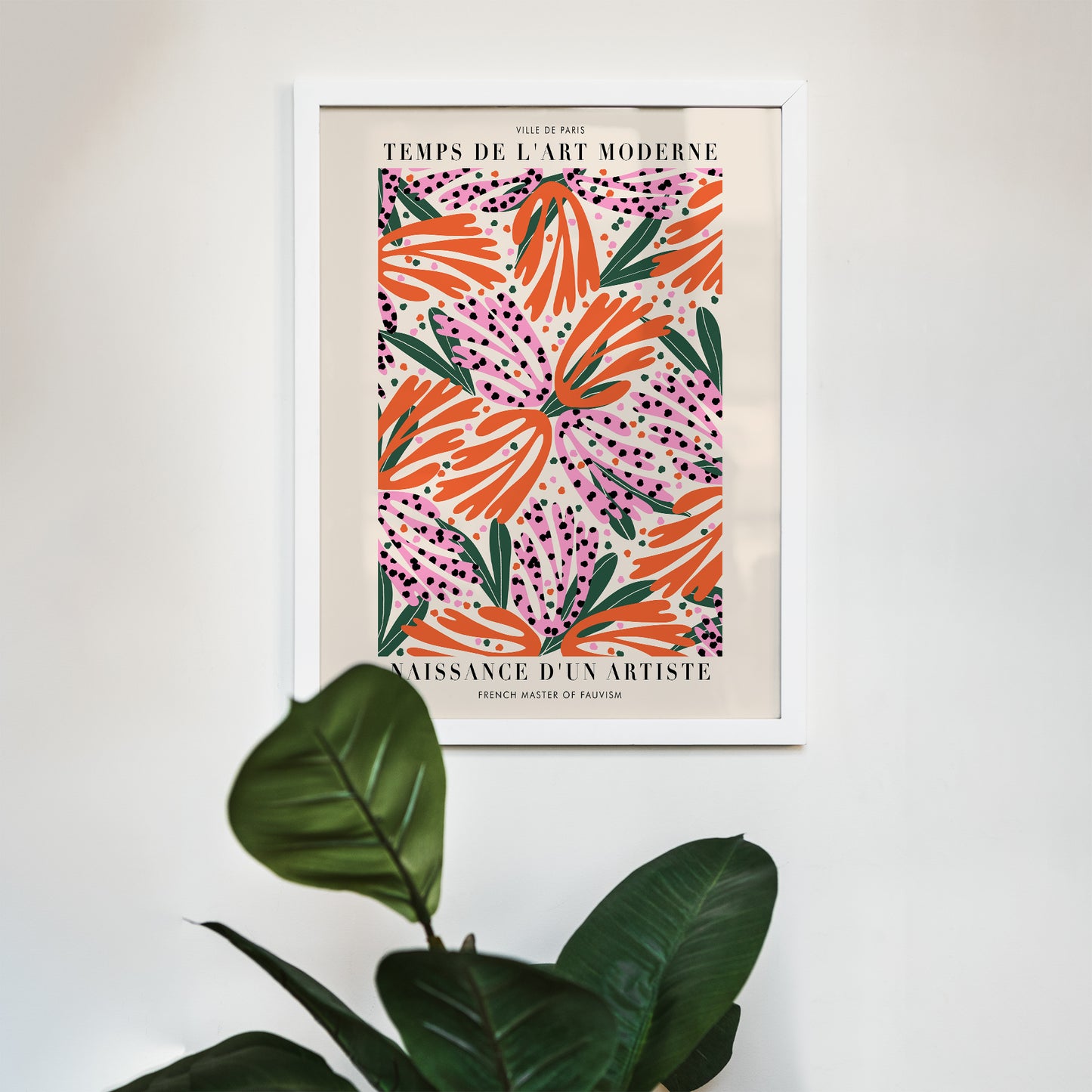 Floral Exhibition Poster - Large Wall art